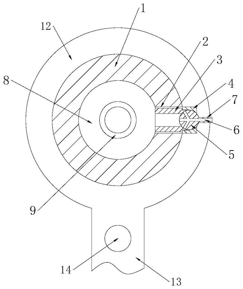 Powder blowing device at inlet of welding machine