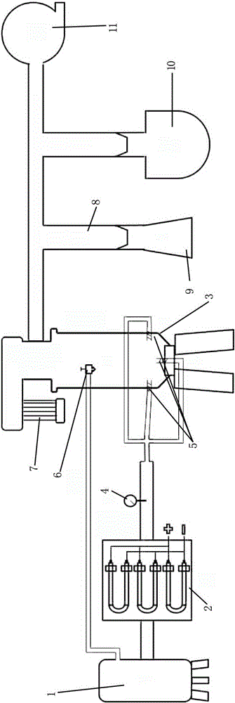 Fluidized bed type jet milling and modifying system and application thereof