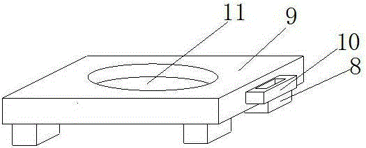 Gear placing box with gears convenient to store and take