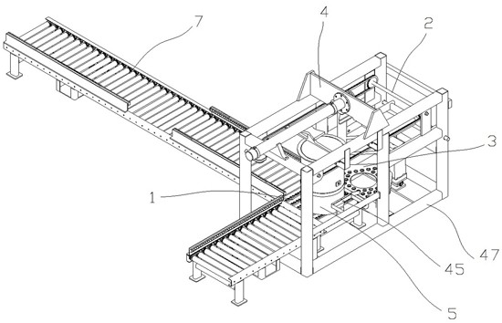 Horizontal automatic betel nut unloading equipment