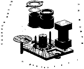 A cyclic stretching and mixing method and equipment for polymer nanocomposite materials