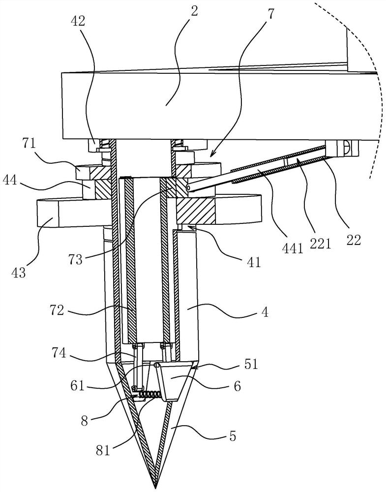 Static sounding device and static sounding method