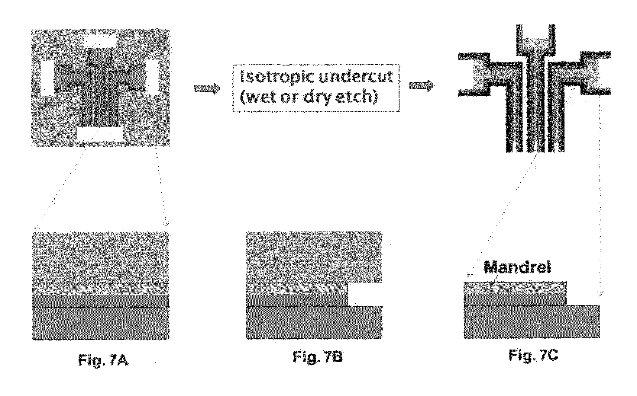 Methods to increase pattern density and release overlay requirement by combining a mask design with special fabrication processes