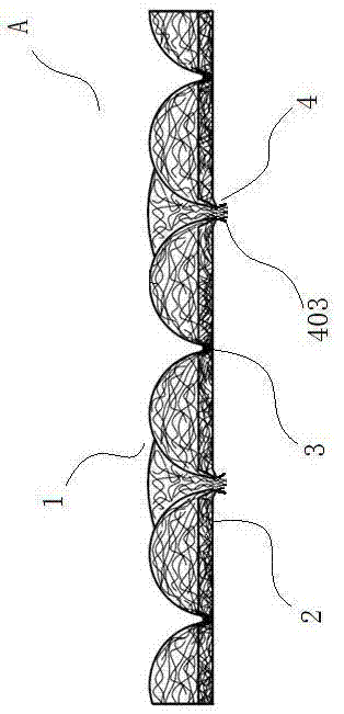 Liquid permeability clad sheet, manufacturing device thereof and manufacturing method thereof