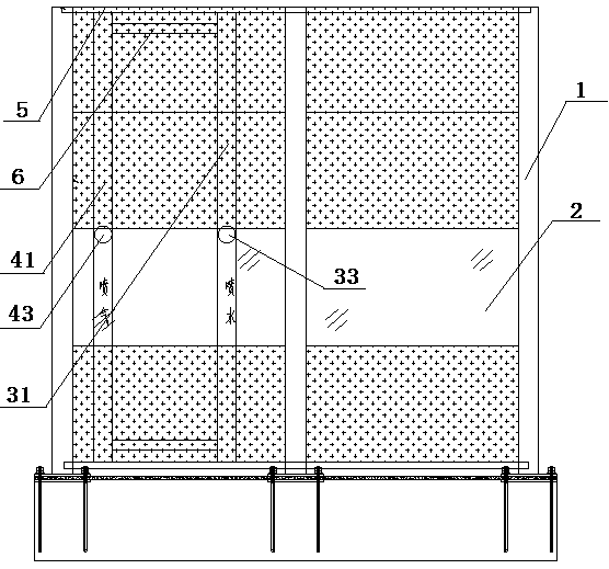 Cleaning system for sound barrier