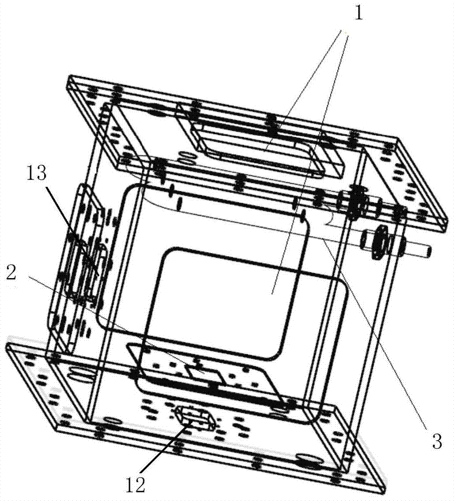 All-round visual pool boiling experimental device