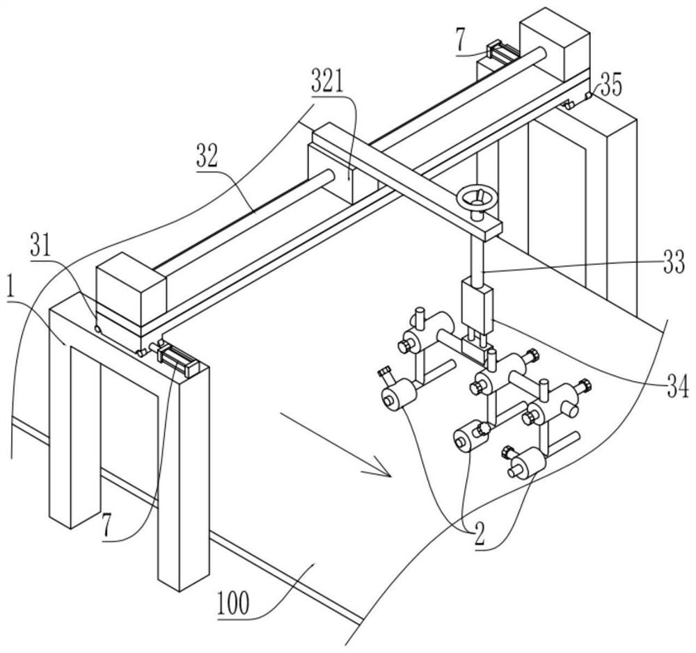 Automatic matching type cold spraying device