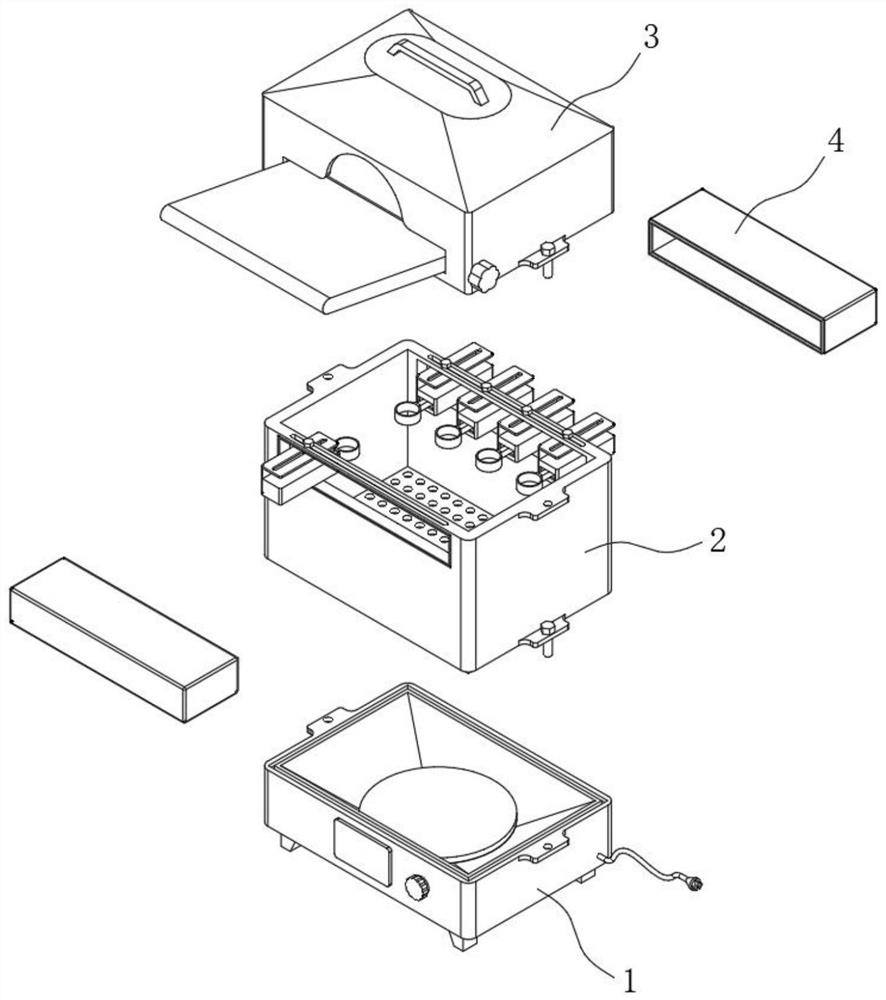 Rehabilitation device used after finger joint orthopedic surgery