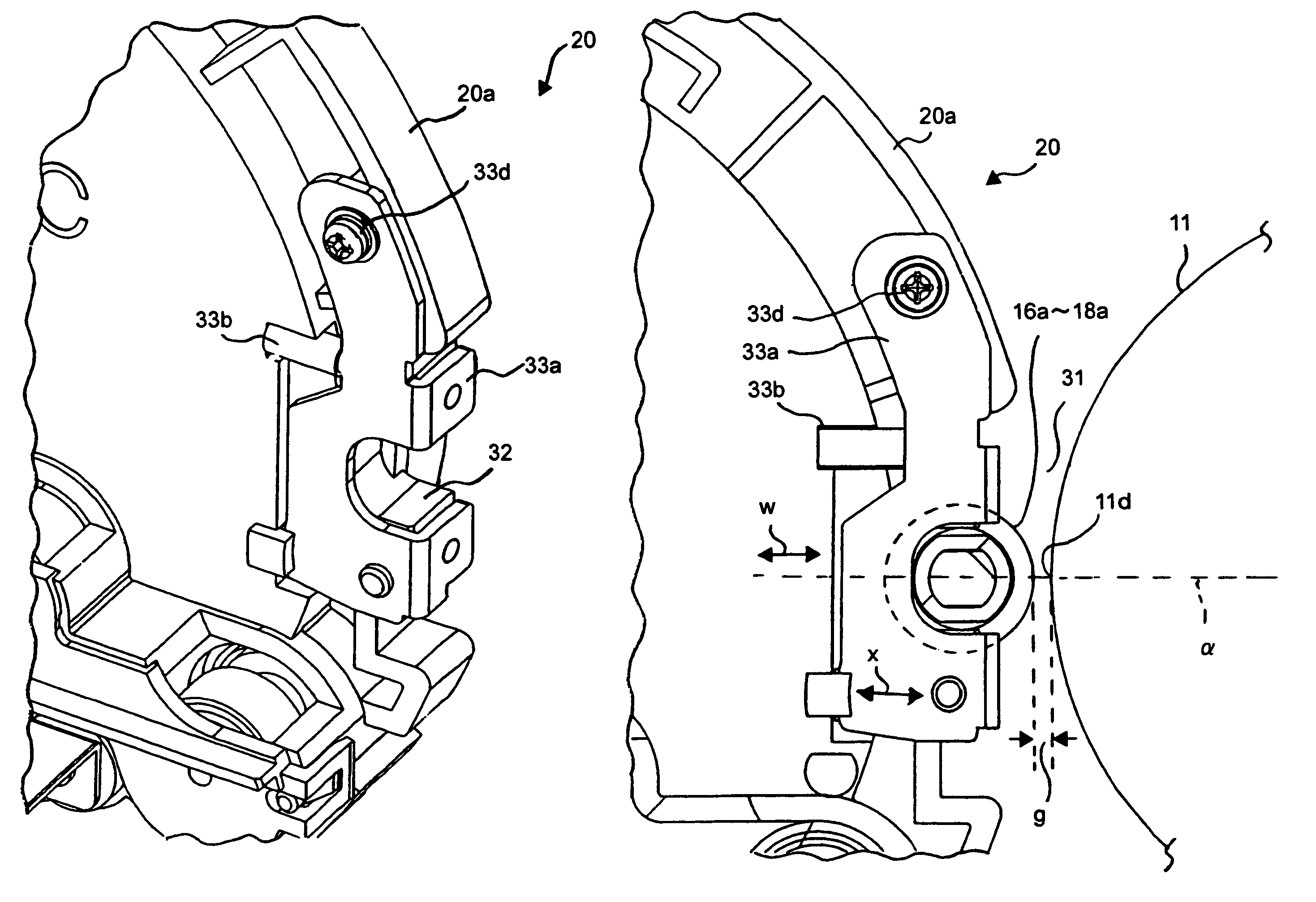 Image forming apparatus and developing gap adjusting method in image forming apparatus