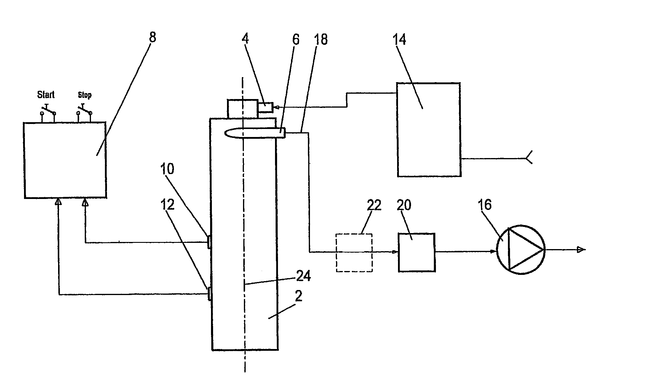 Device for the treatment of a liquid or gaseous medium by means of UV radiation