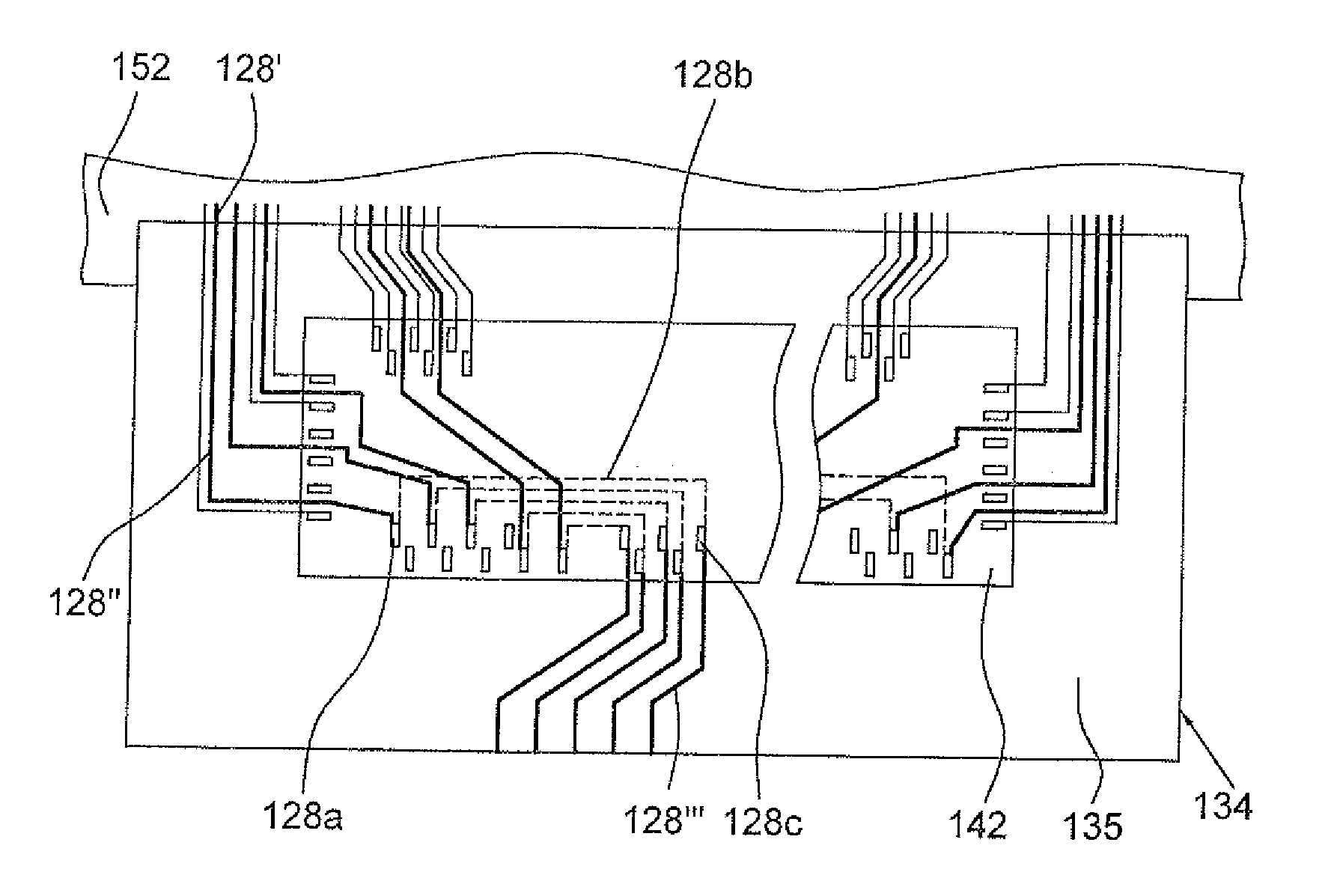 Liquid crystal display panel having a touch function