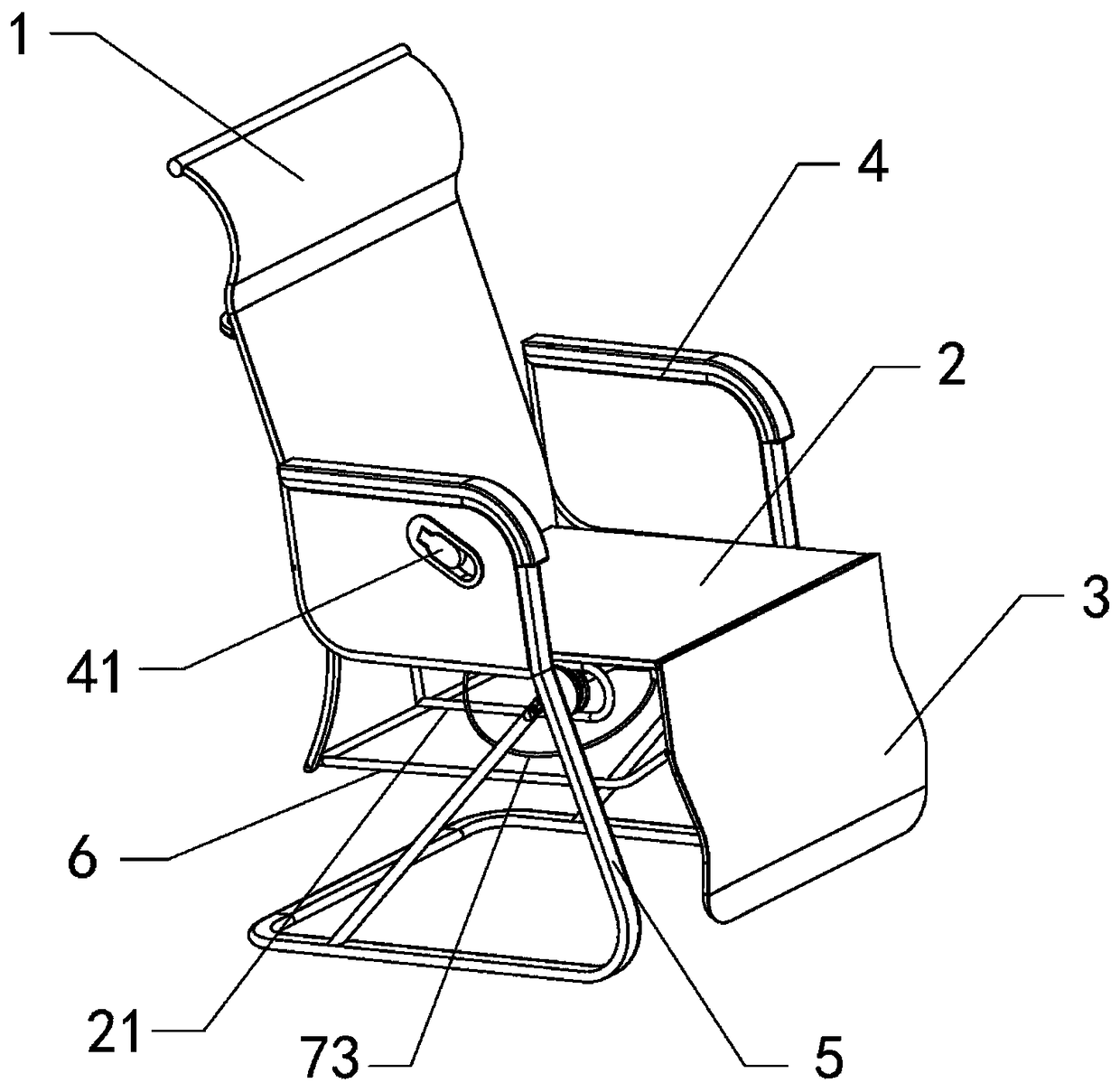 a lunch break chair