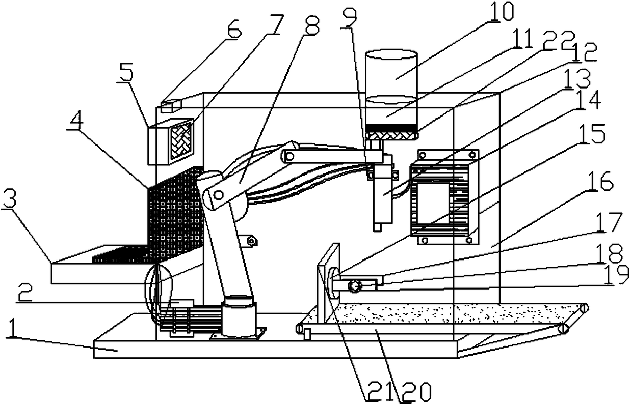 Spot welding machine with six-axis robot