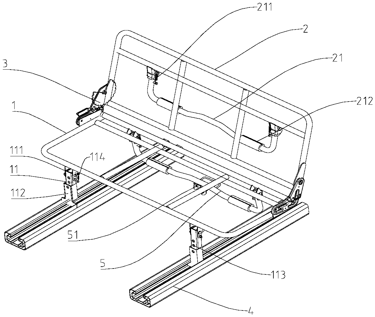 Vehicle Seat Mechanism and Vehicle