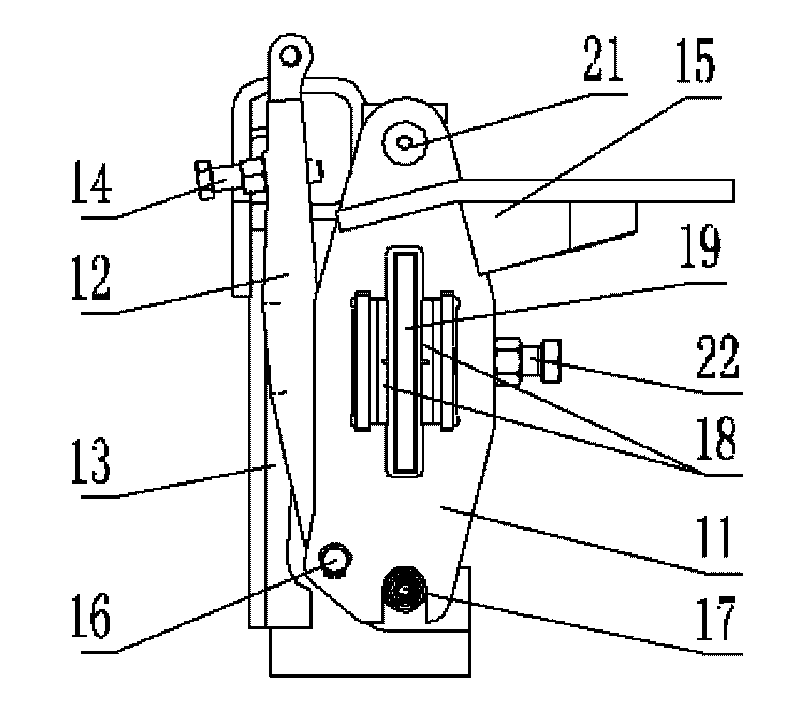 Driving front axle of large-speed ratio mining vehicle