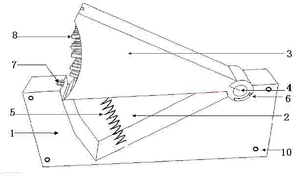 Roadblock for controlling one-way traffic and realizing shock absorption and speed reduction