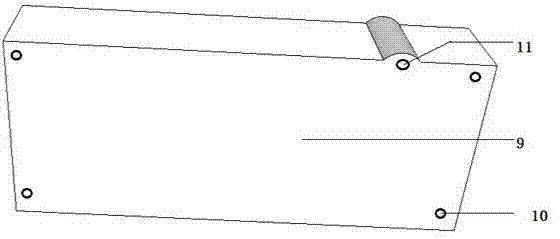 Roadblock for controlling one-way traffic and realizing shock absorption and speed reduction