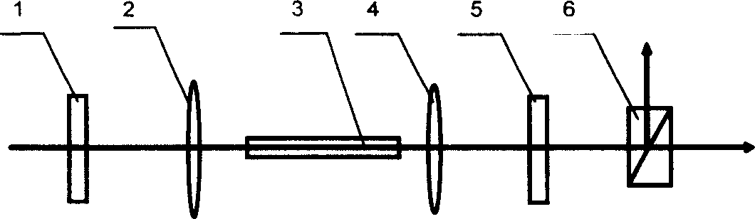 Ultrashort pulse time and space purifying device