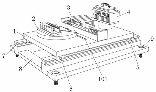 Lead frame used in network device machine room