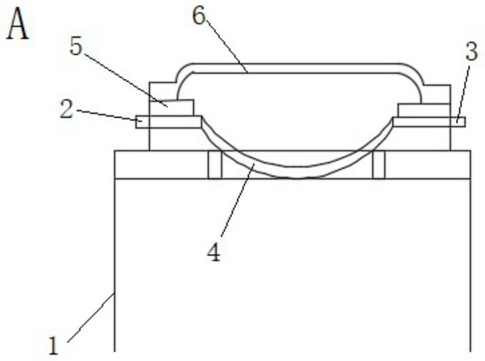 Temperature protection structure with over-temperature protection and fire extinguishing functions and protection method