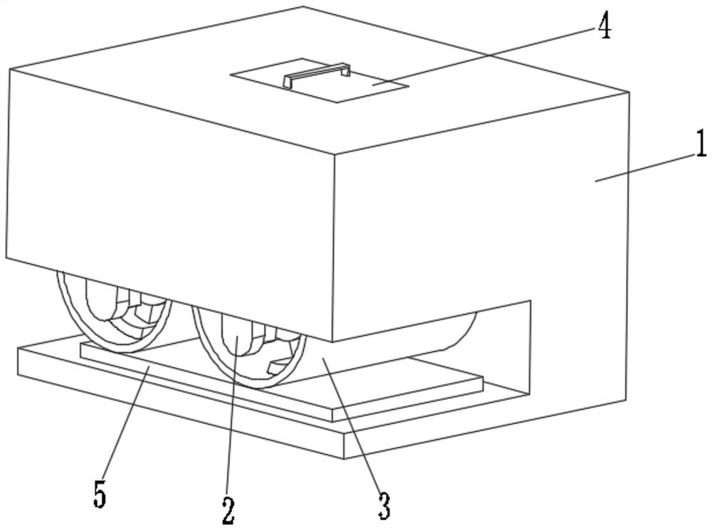 High-strength and high-temperature-resistant glass fiber composite board production device and process