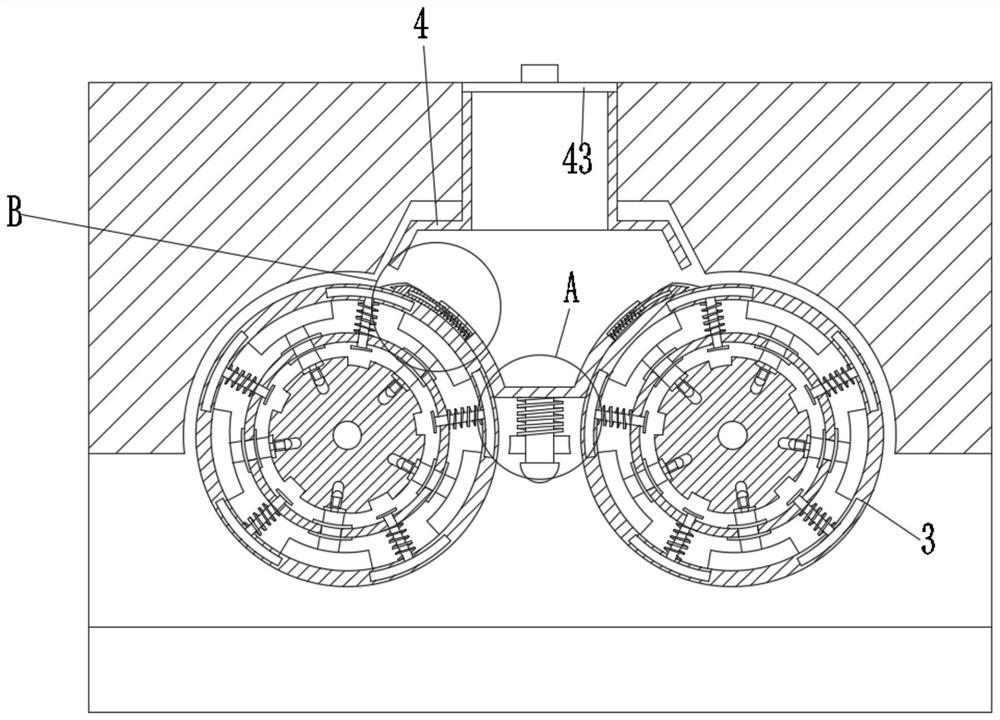 High-strength and high-temperature-resistant glass fiber composite board production device and process