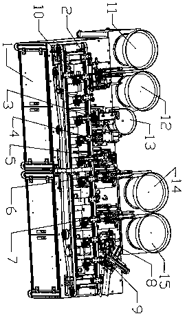 Automatic assembling equipment of rectangular electric connector for medical instrument