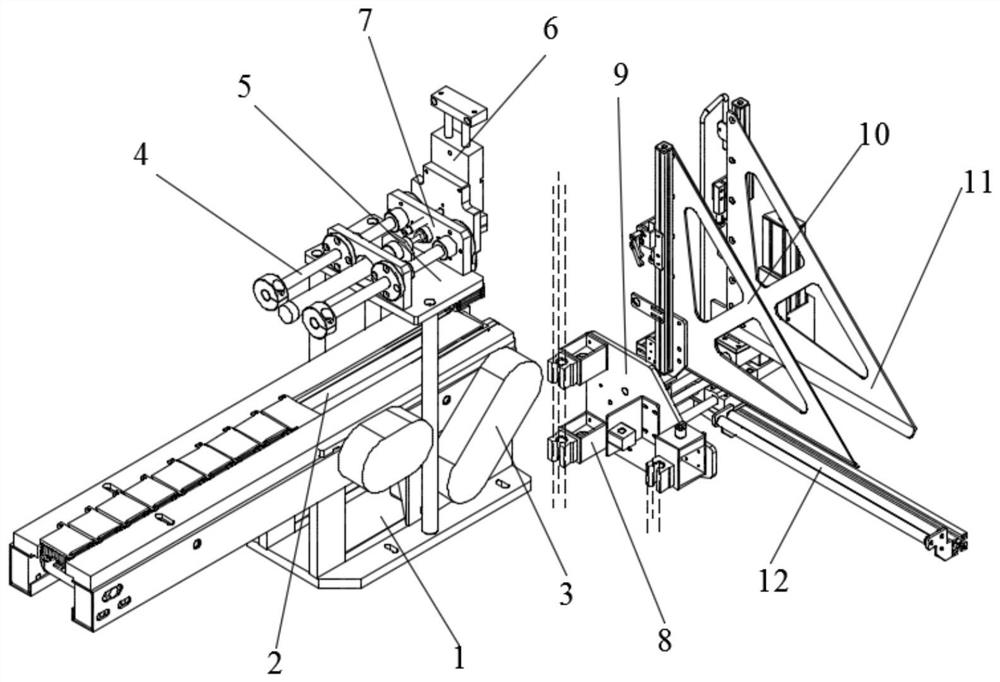 A fast assembly device for computer power supply assembly