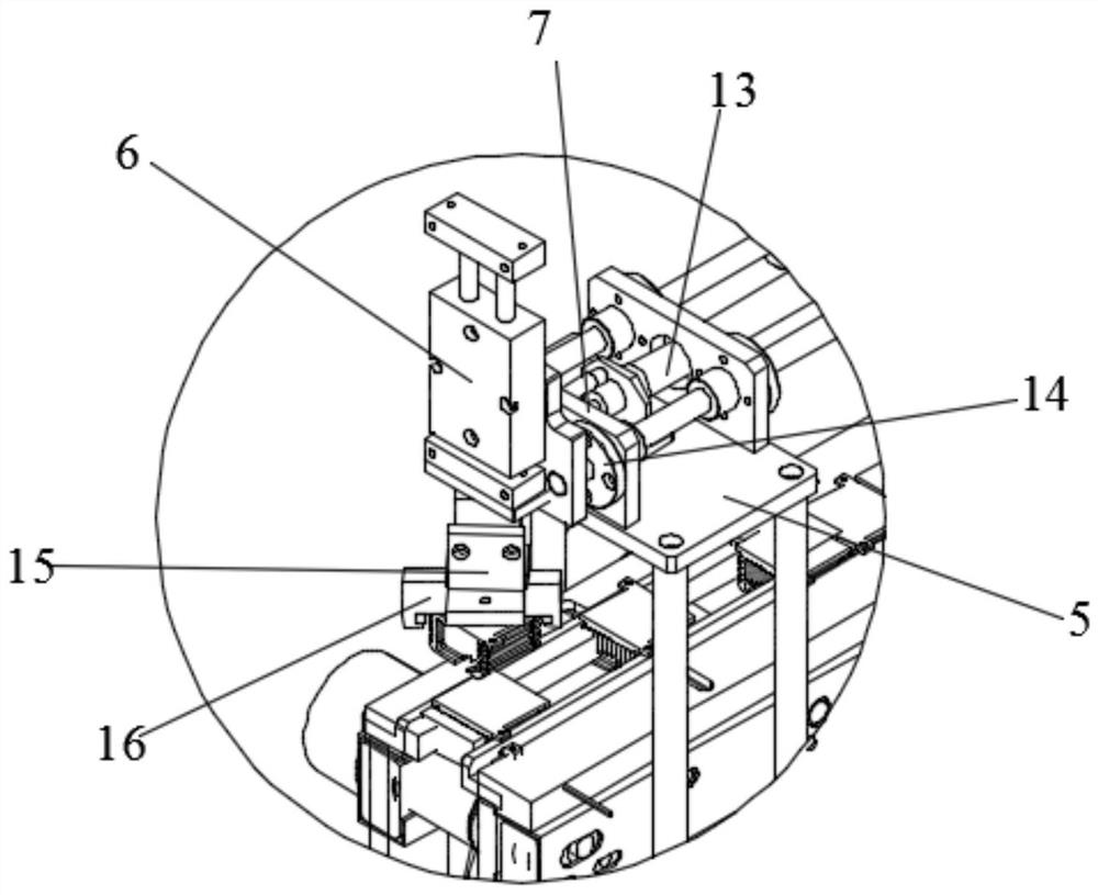 A fast assembly device for computer power supply assembly