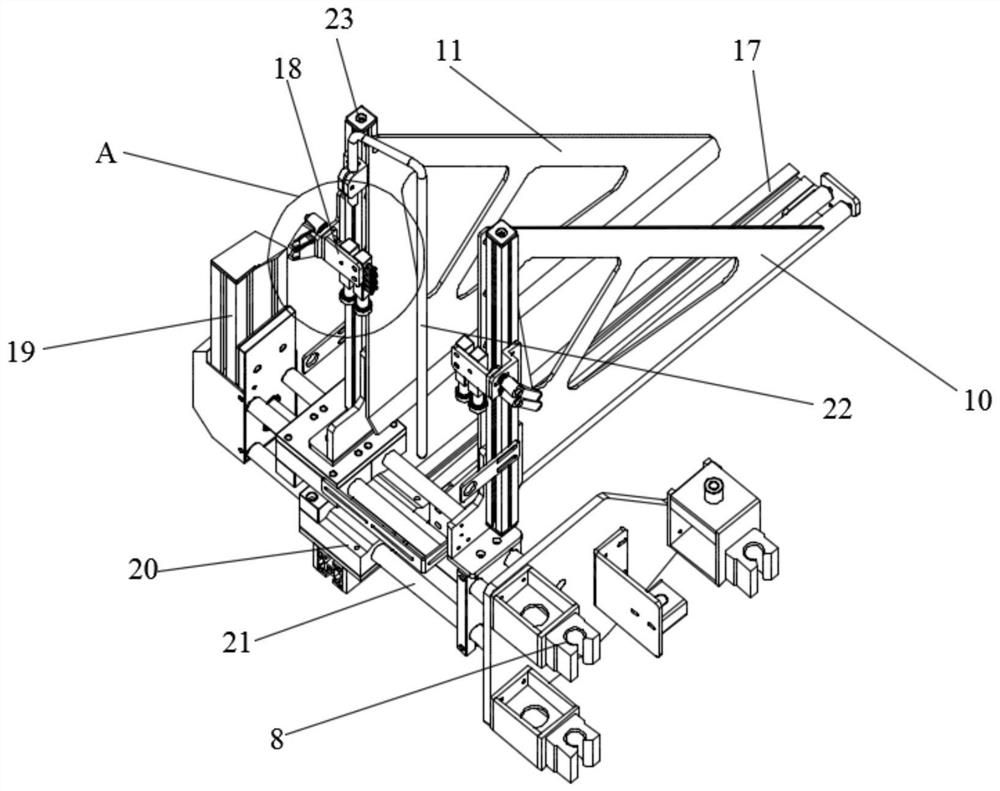 A fast assembly device for computer power supply assembly