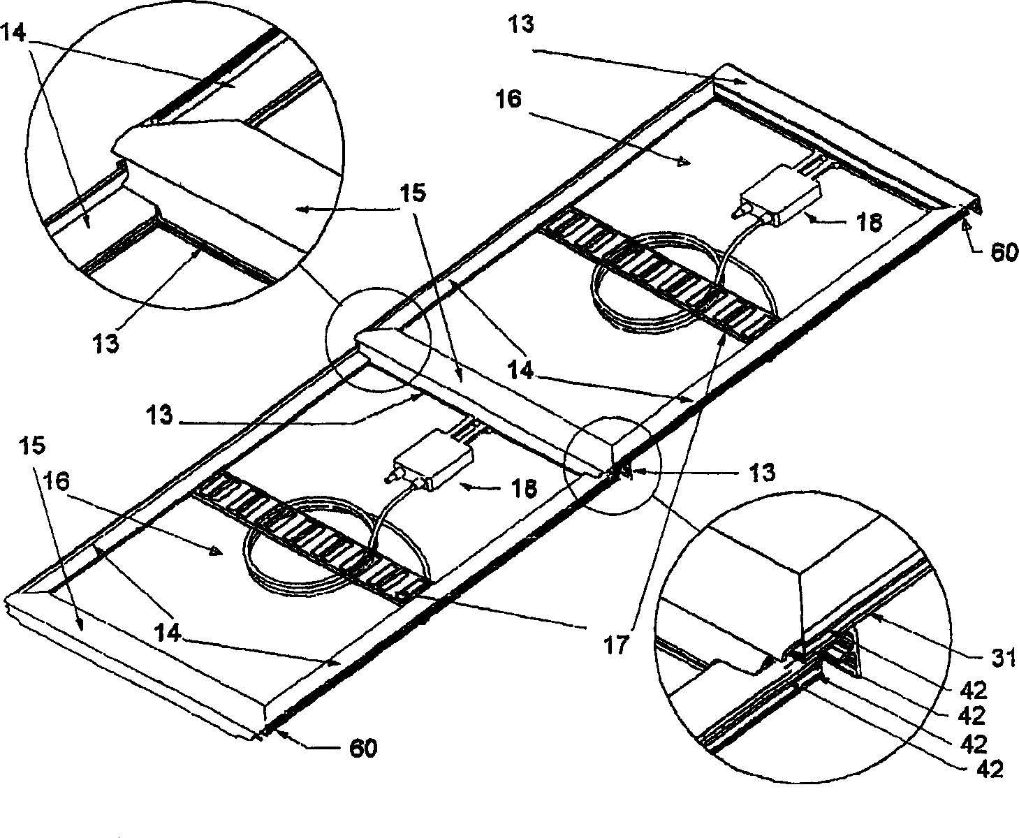 Framing system for solar panels