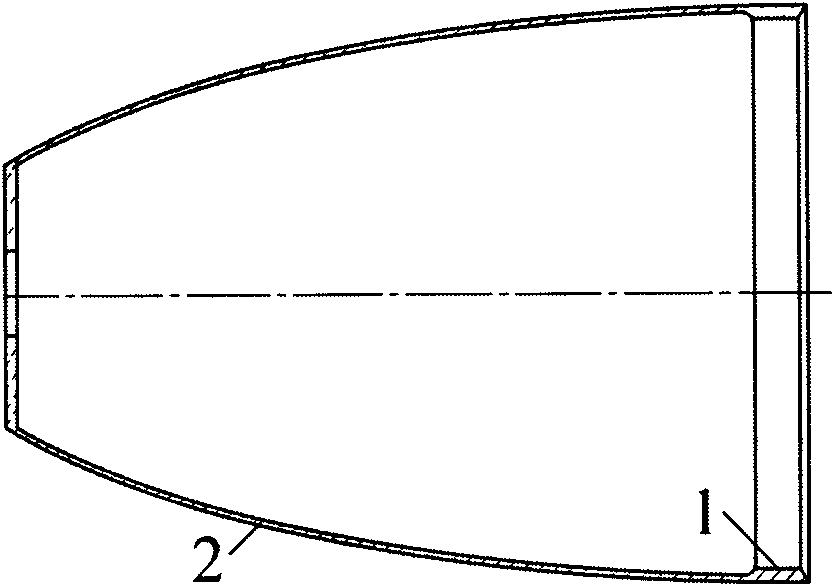 A core mold for spinning parts with transverse internal ribs and a method of moving back and demoulding