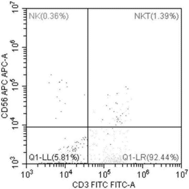 Identification method of EB virus infected lymphocyte subpopulation and application thereof