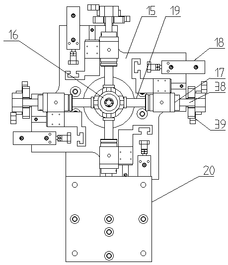 Automatic assembling mechanism of connecting head on water inlet valve