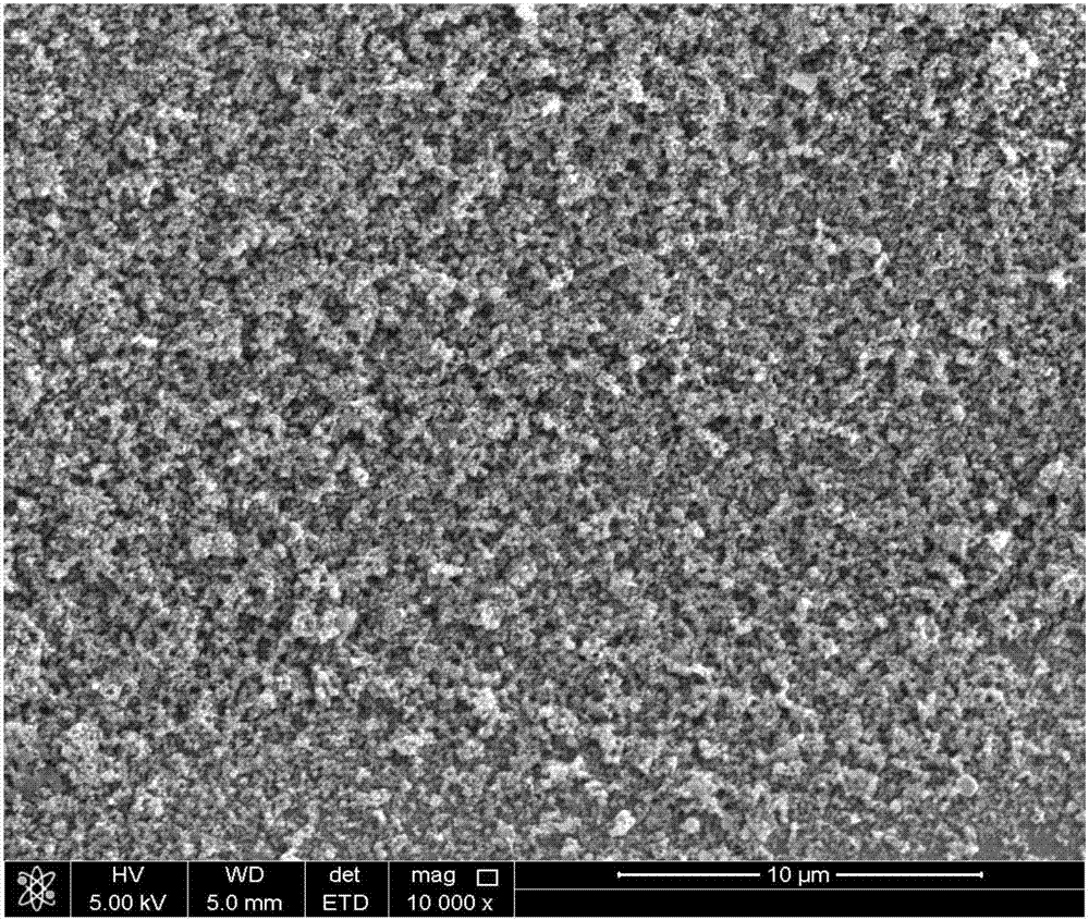 Method for preparing SiTiOC ceramic coating