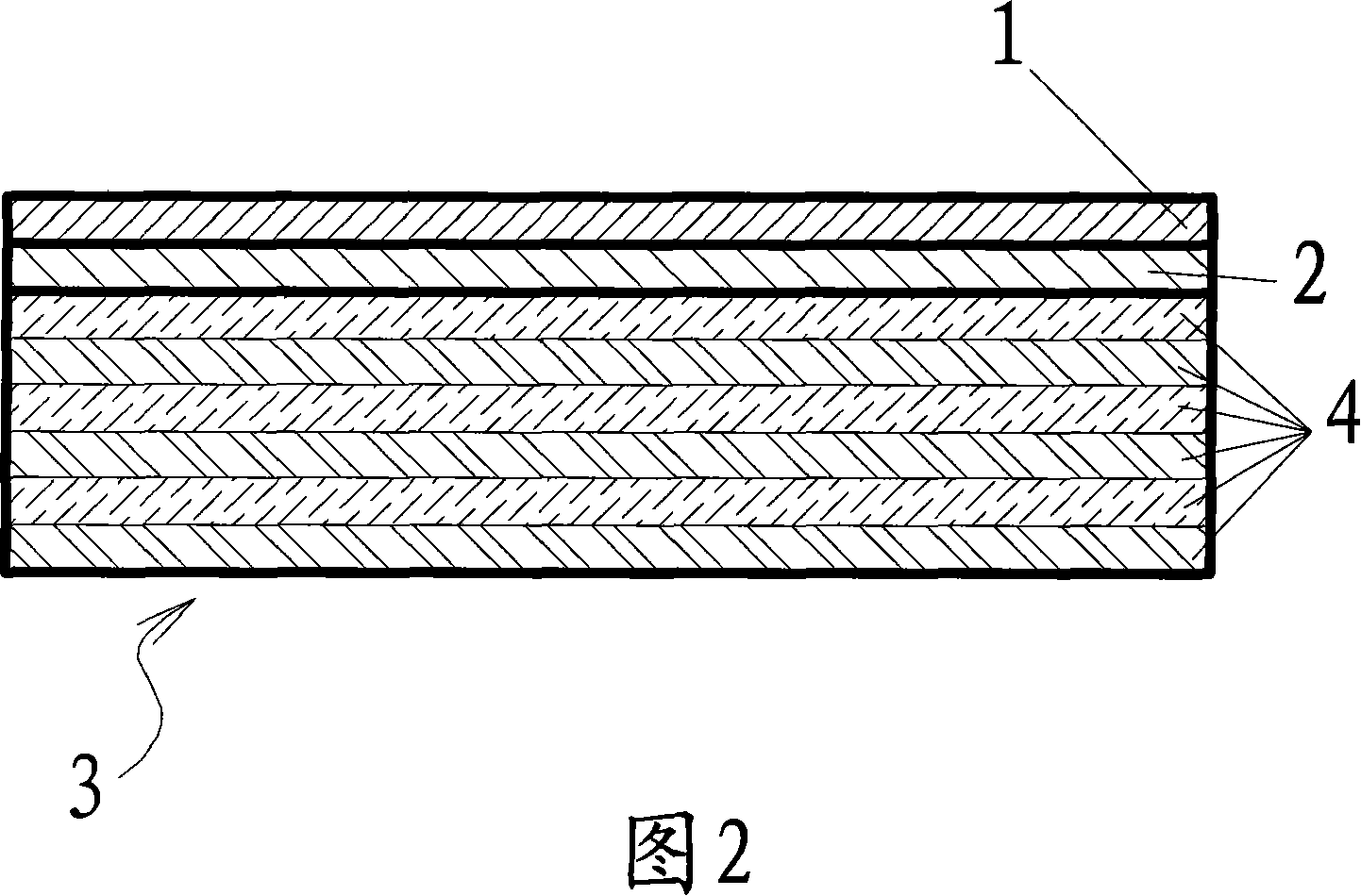 Multi-layer wood composite flooring and manufacturing method therefor