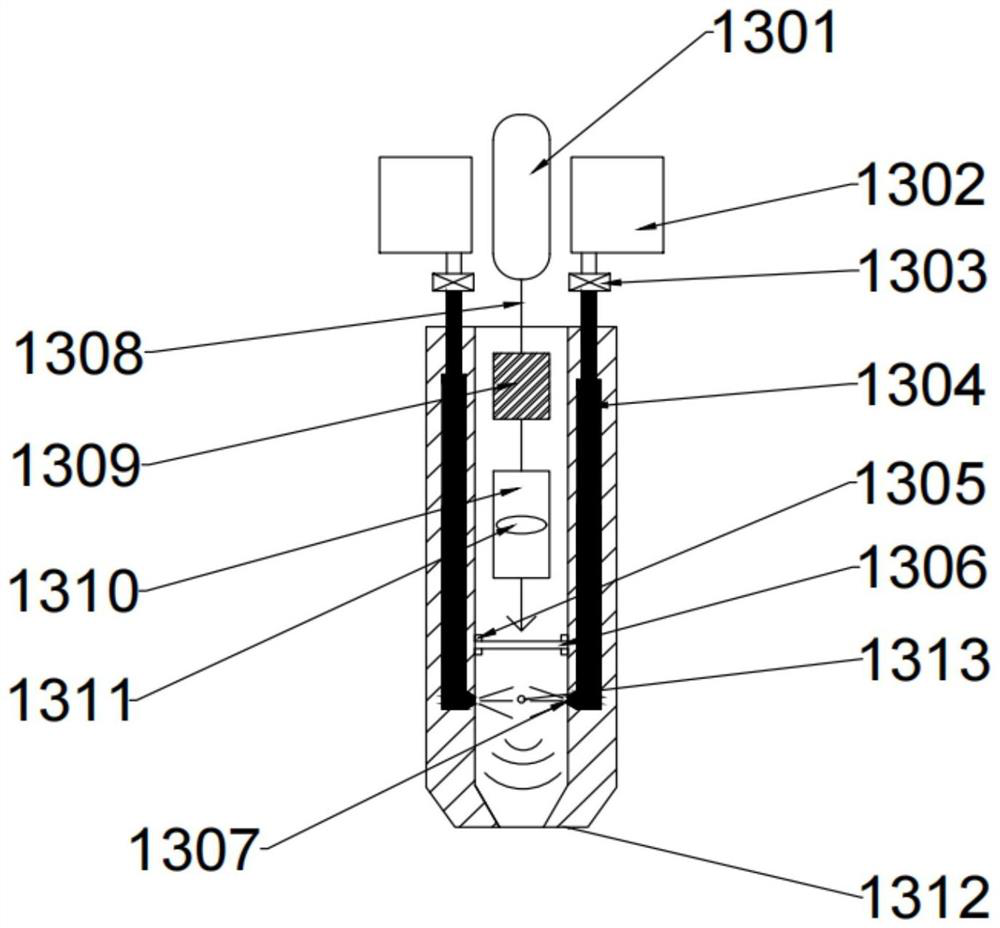 Nanometer lubrication grinding wheel grinding device and method based on magnetic weak strengthening impact implantation