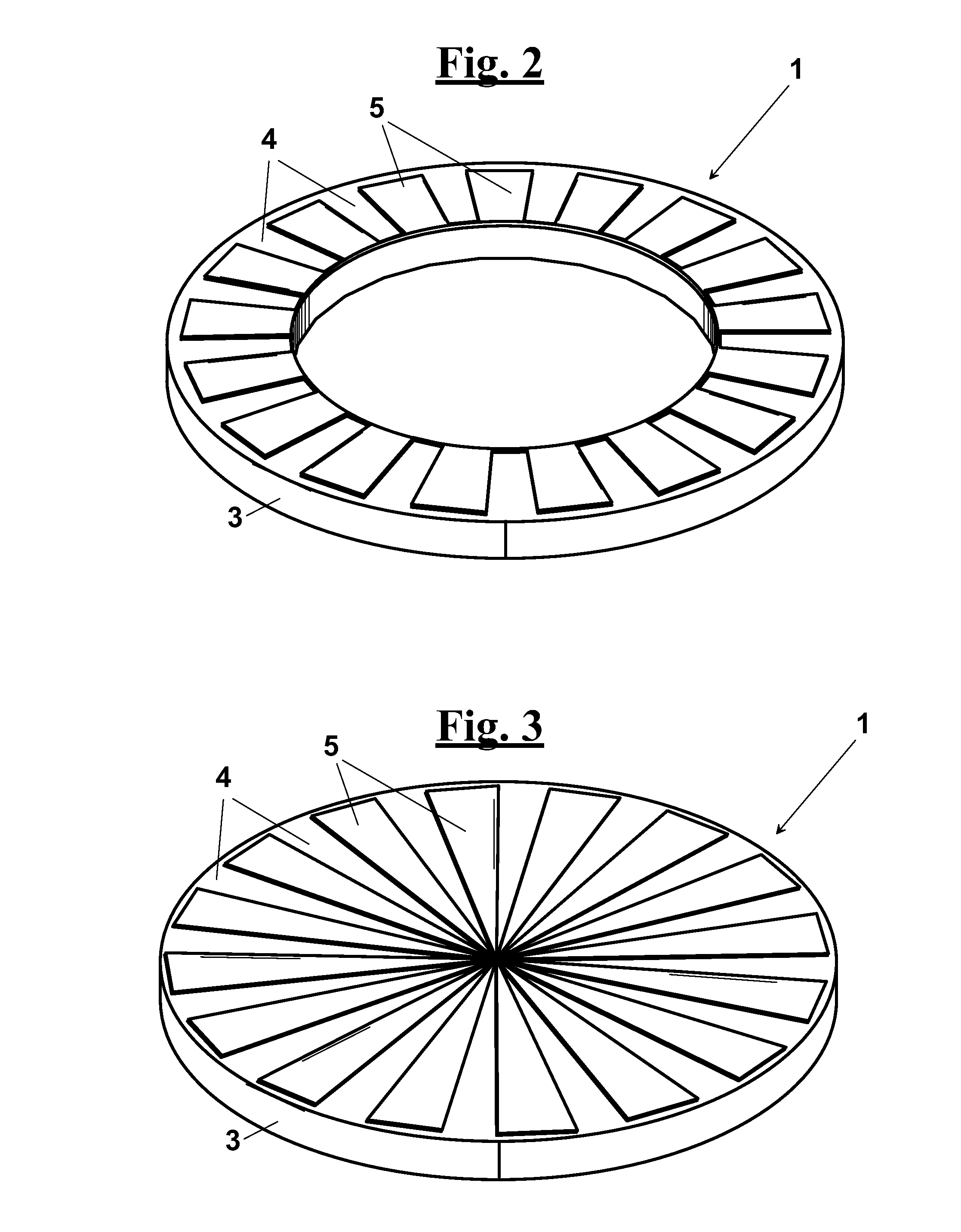 Circular semiconductor lasers having lattices for vertical emission