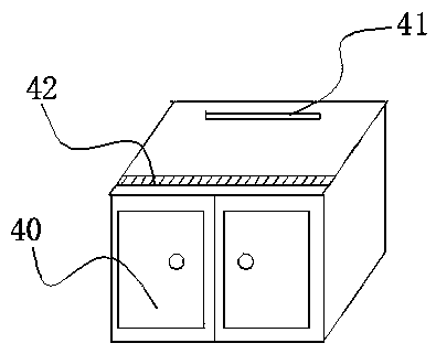 Cloth cutting device for mask production and with secondary disinfection function