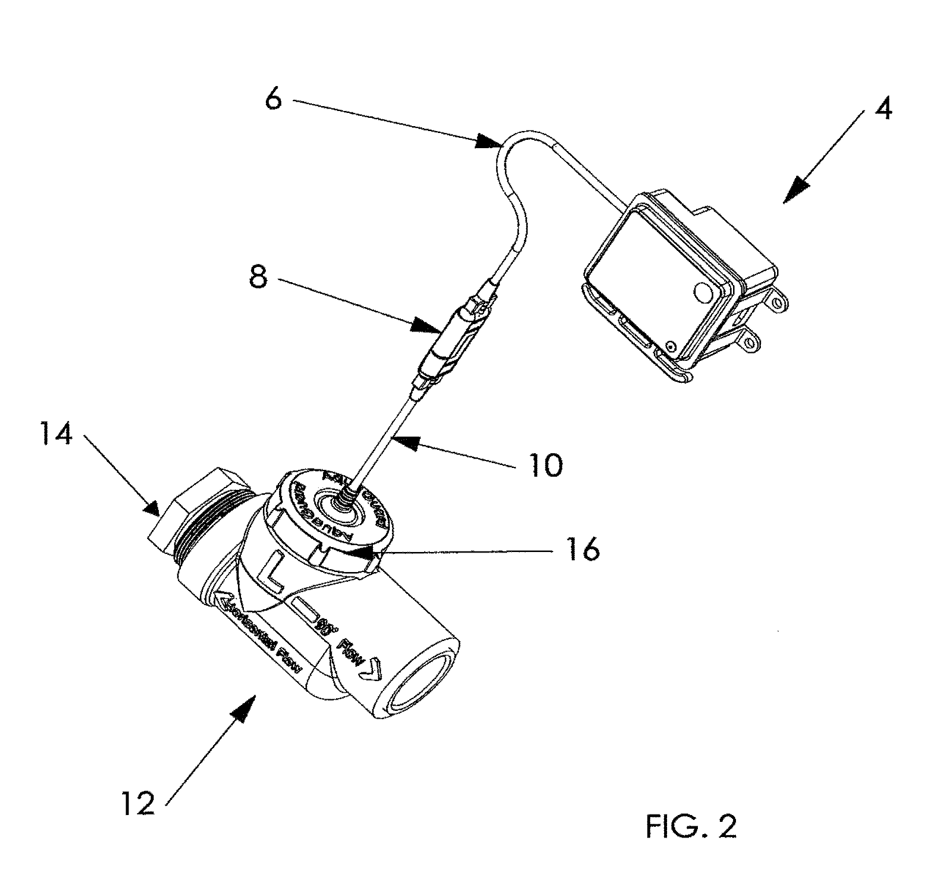 Water detection assembly for primary drain lines