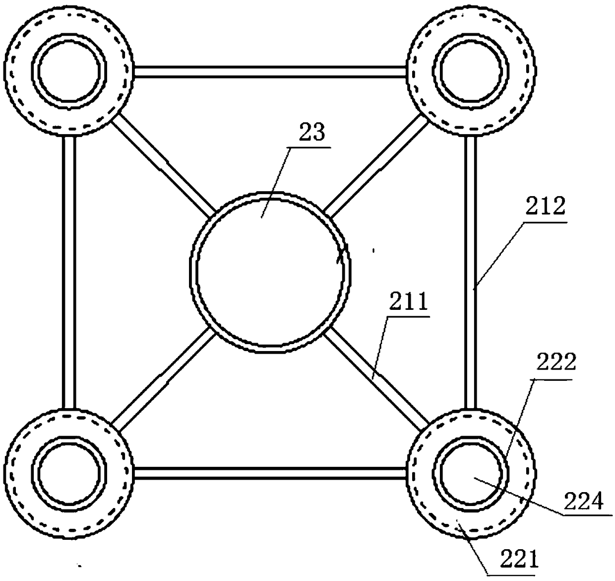 Precast assembled pile foundation pier and construction method thereof