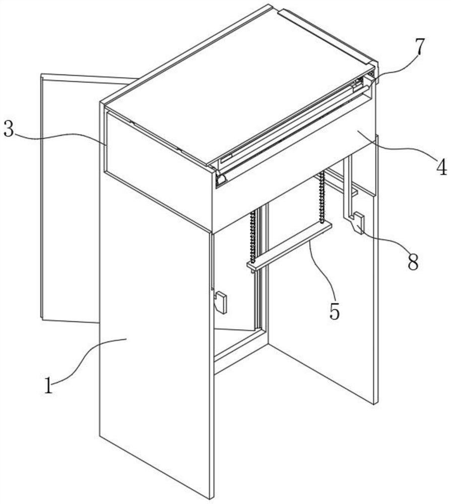 Low-voltage electrical cabinet convenient for busbar maintenance and maintenance method thereof