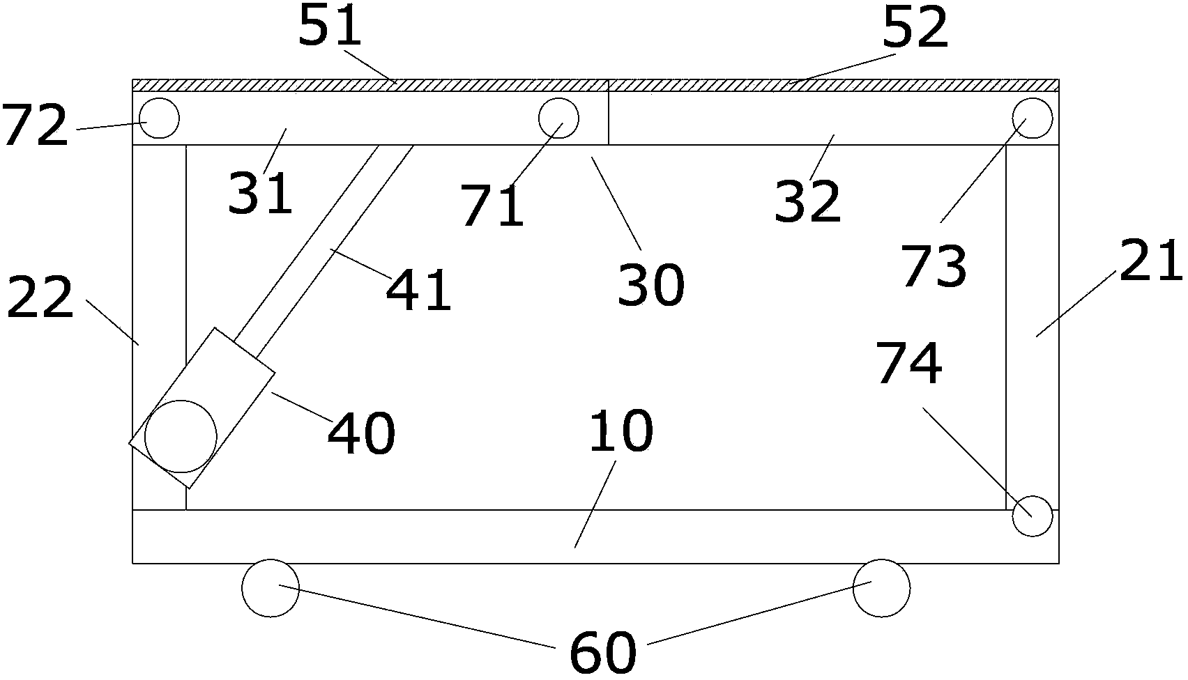 Workbench with flip function