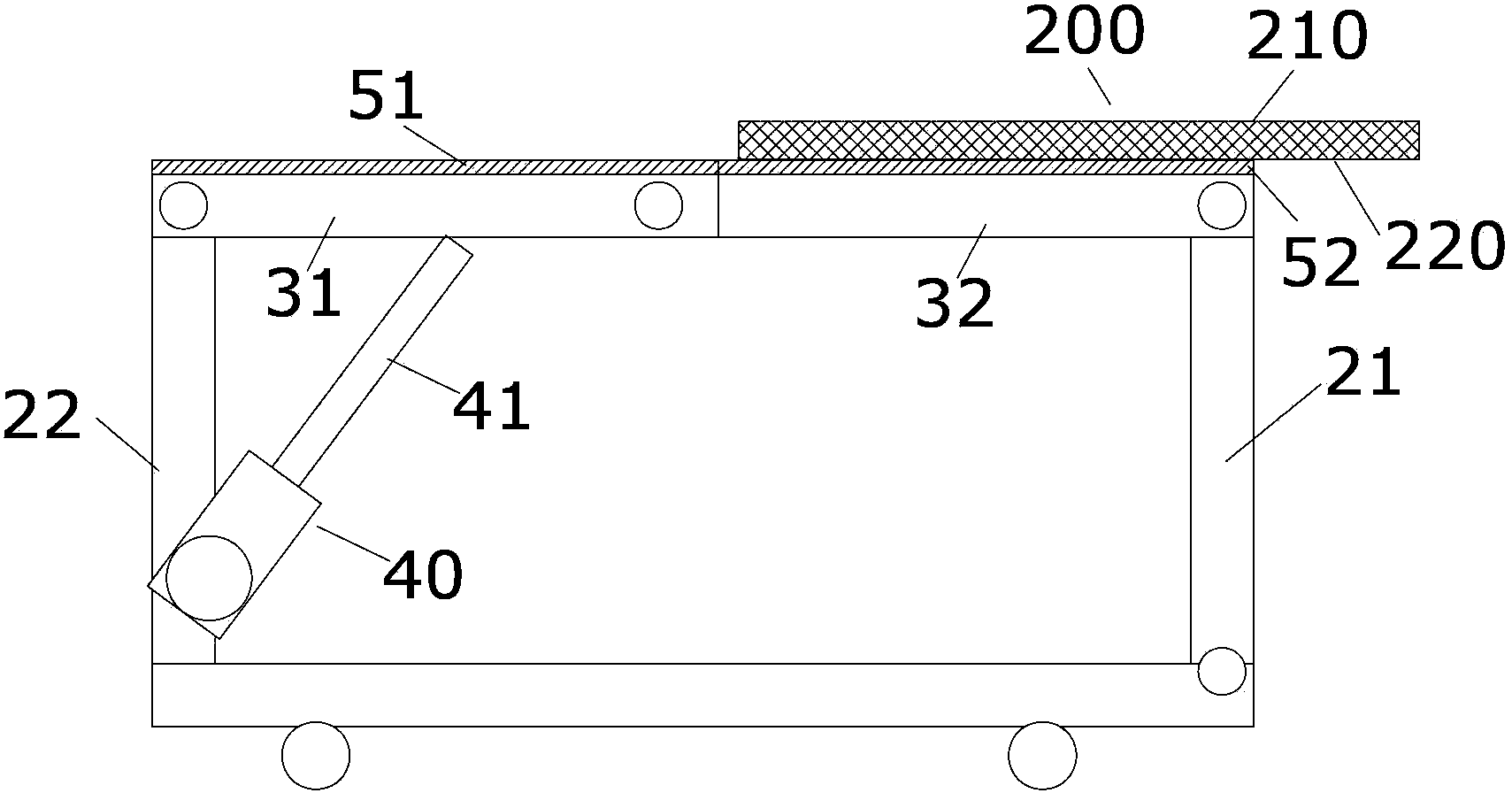 Workbench with flip function