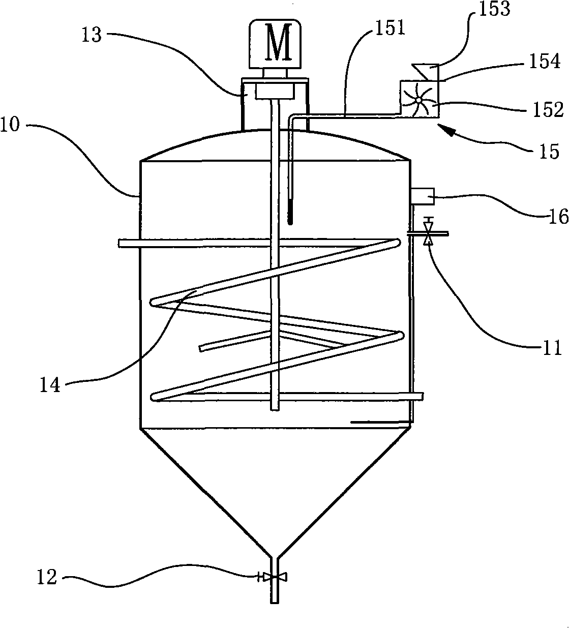 Efficient winterization device and winterization method of tea oil