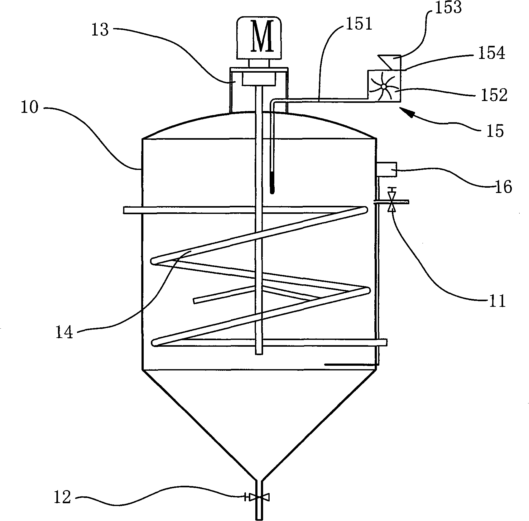 Efficient winterization device and winterization method of tea oil