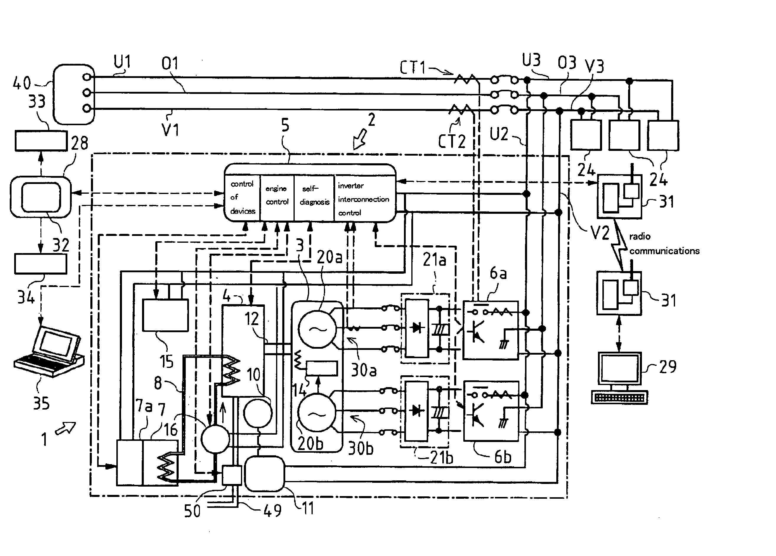 Power generator and system comprising it