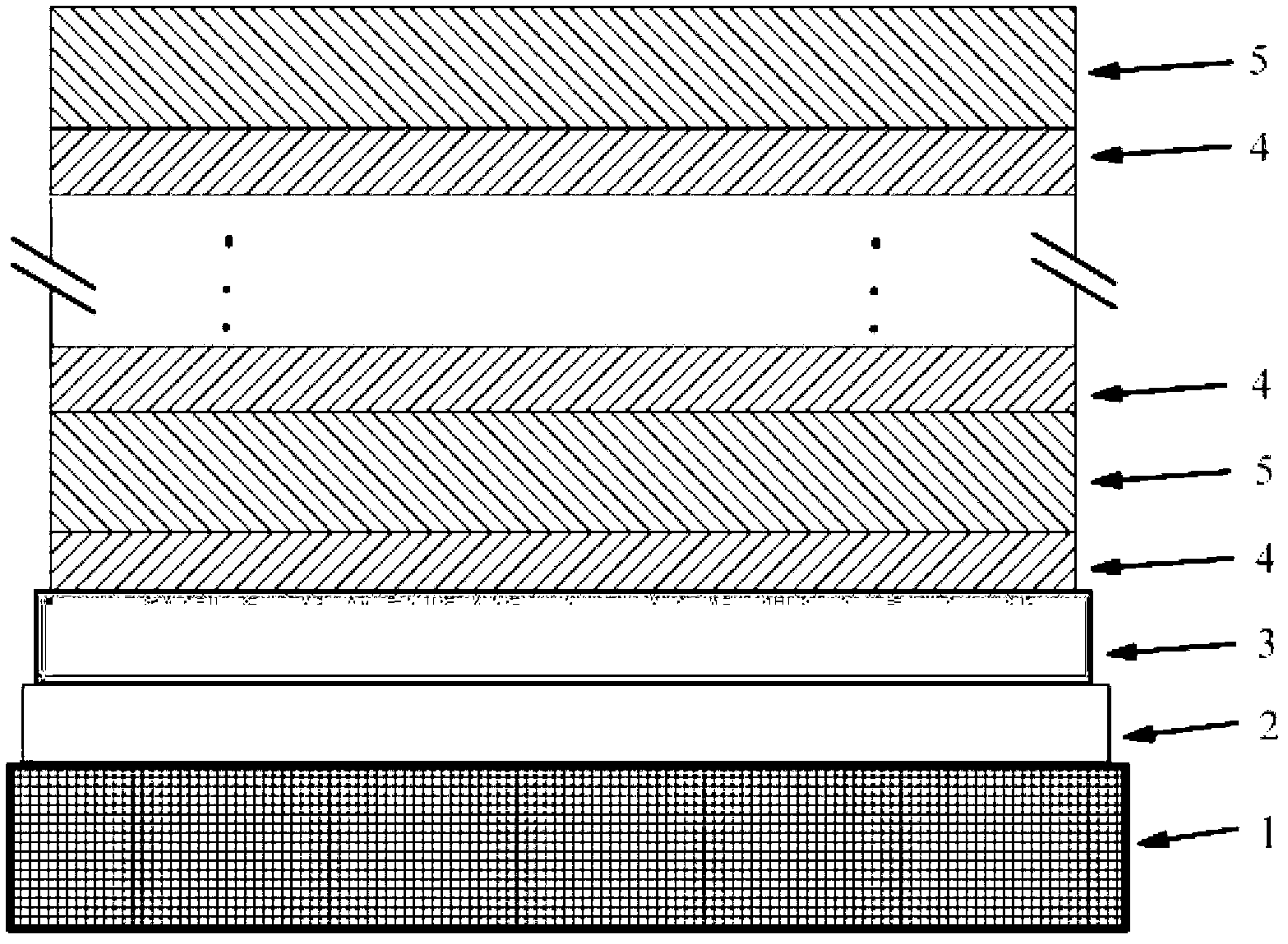 Nanometer multilayer coating and preparation method thereof