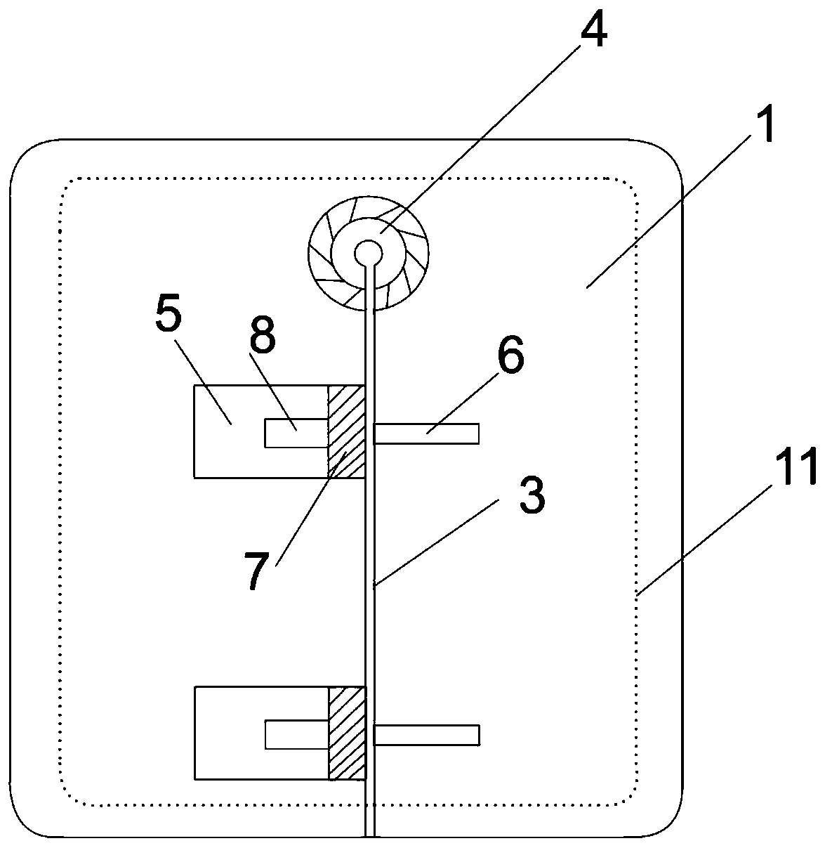 Anti-pressure fixing device for drainage tube