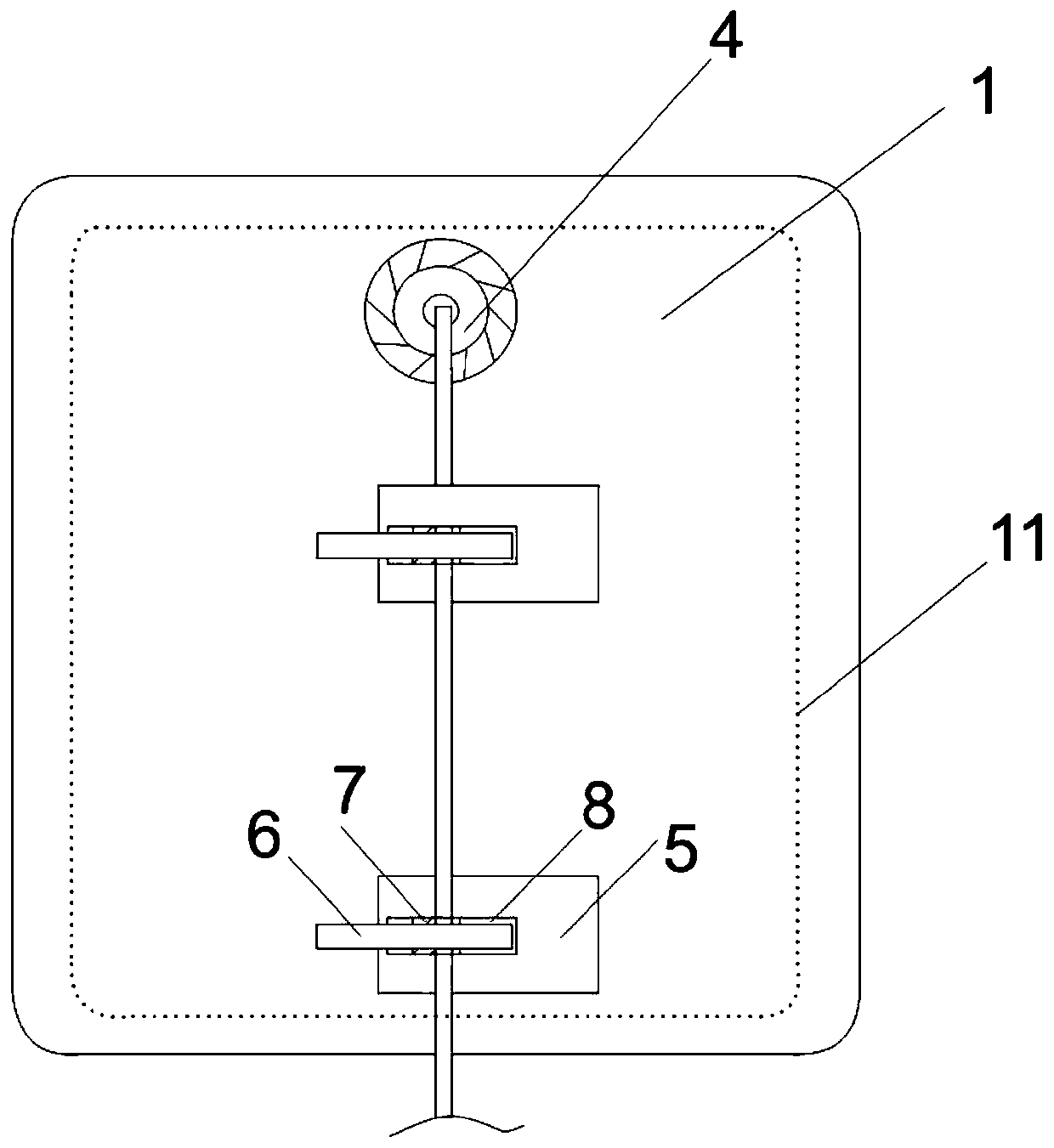 Anti-pressure fixing device for drainage tube